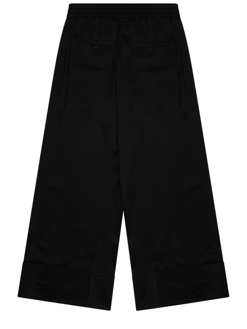 Black Loose Drawstring Pants 2