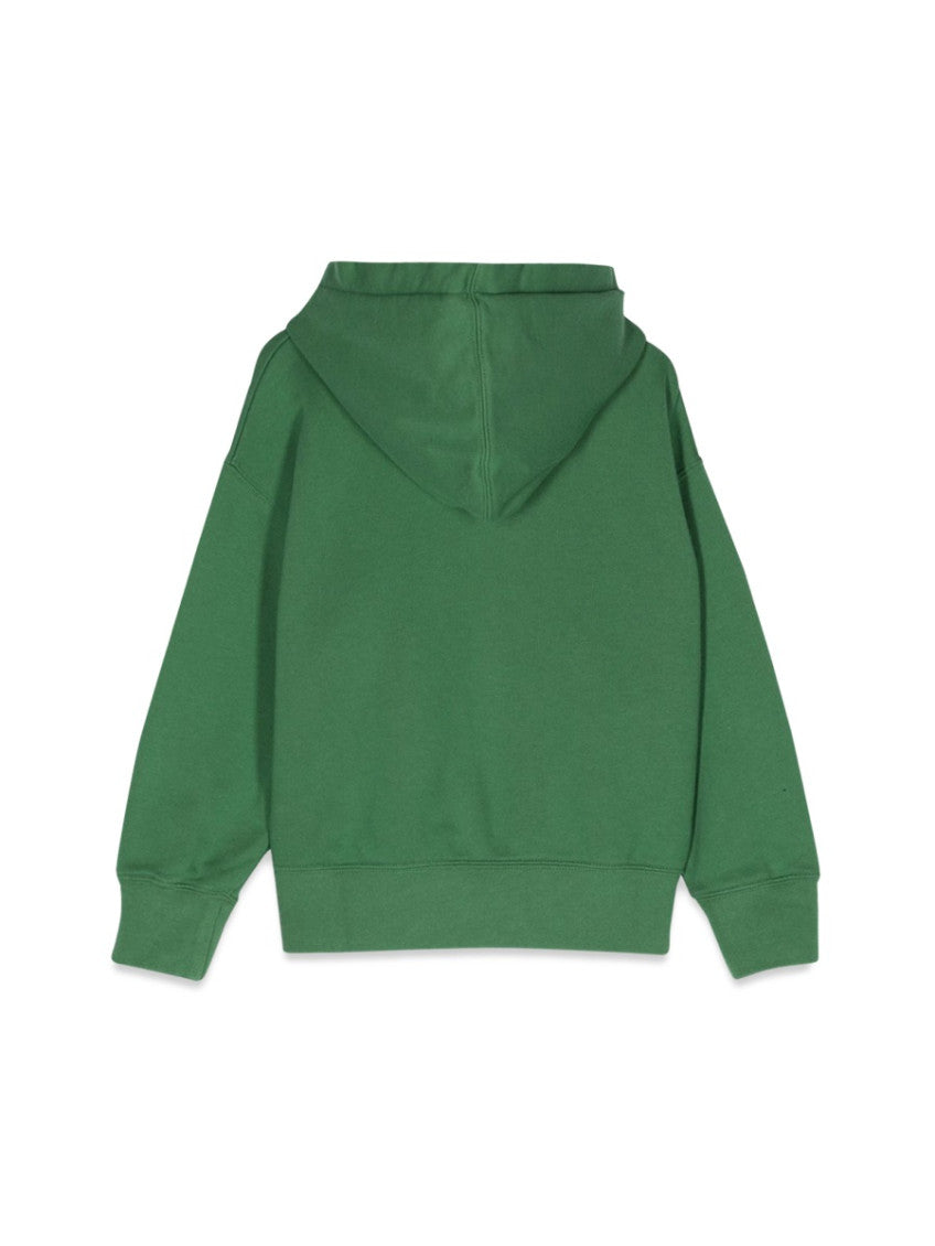 Boys Green Graphic Hoodie 2