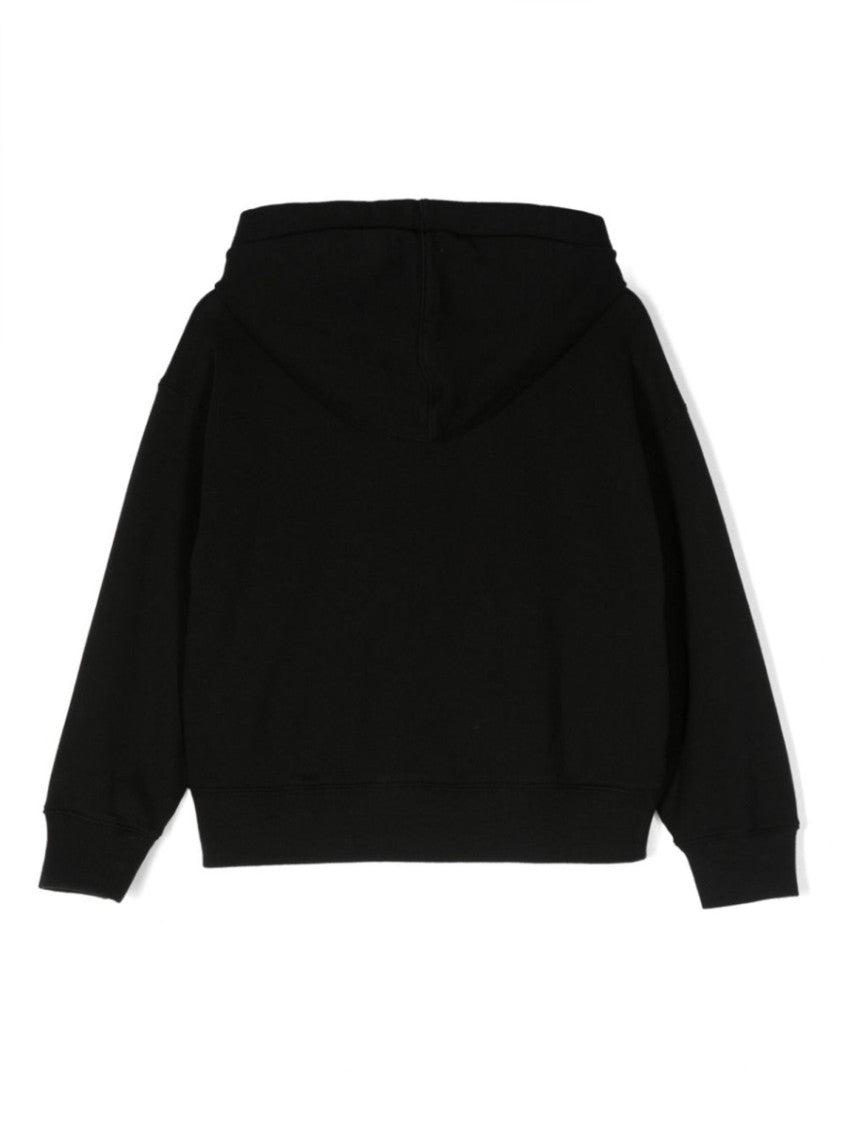Boys Black Graphic-Bear Hoodie 2