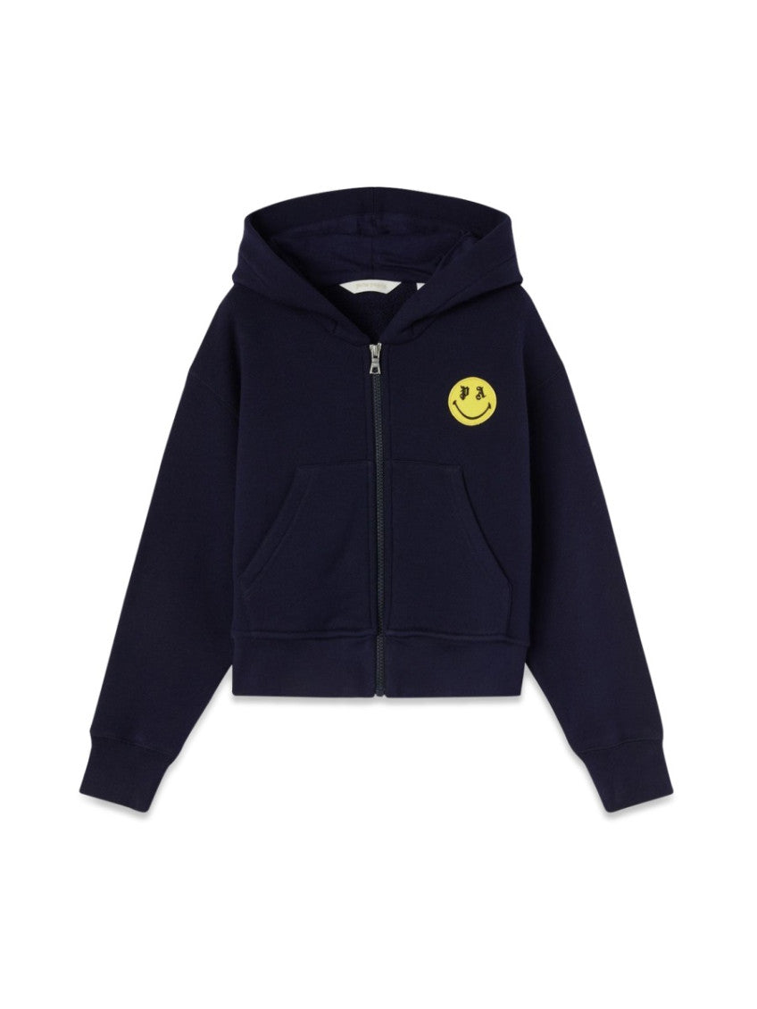 Boys Blue Logo Hoodie 1