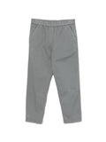 Grey Tapered Flat Front Pants 1