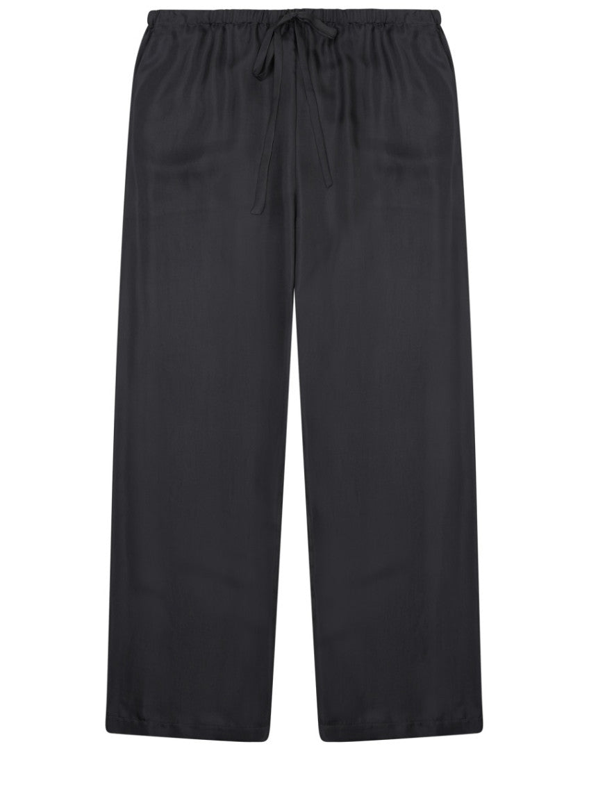 Black Loose Drawstring Pant 1
