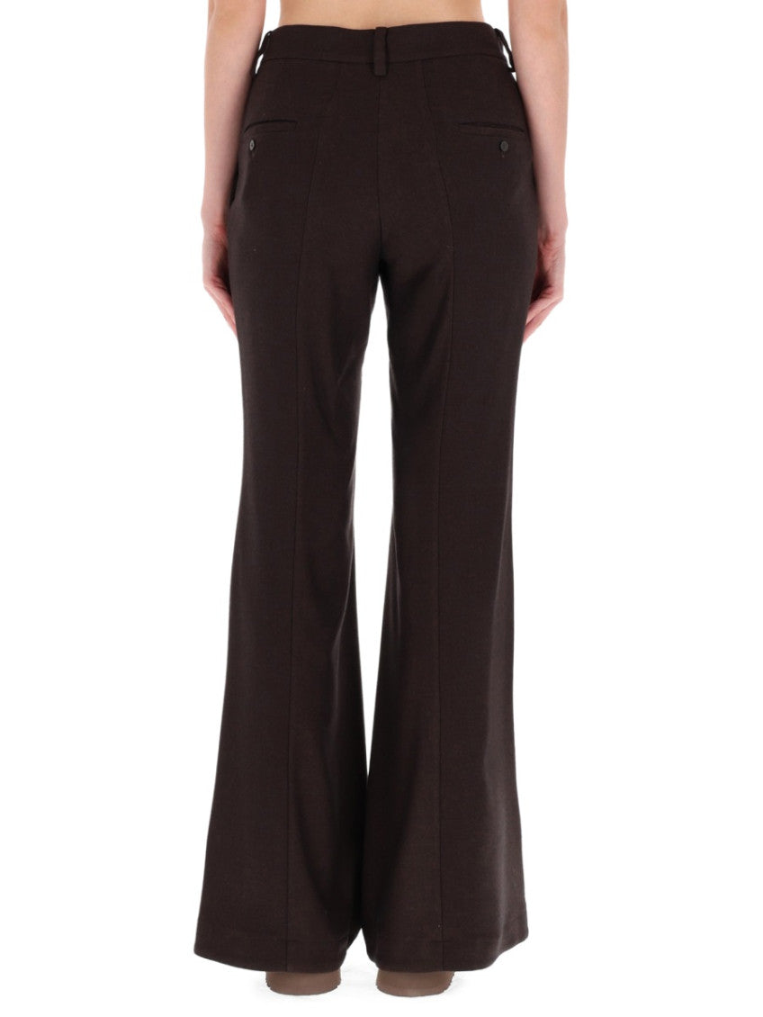 Dark Brown Flared Pant 2
