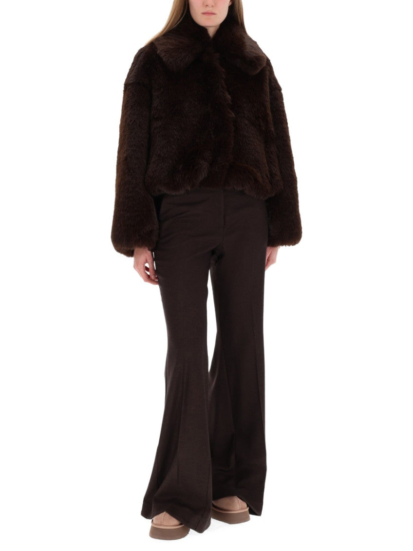 Dark Brown Flared Pant 4