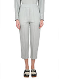 Grey Tapered Elasticated Pants 1