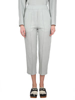 Grey Tapered Elasticated Pants 1