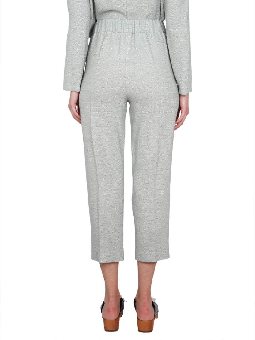 Grey Tapered Elasticated Pants 2