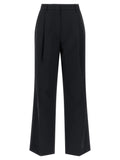 Black Relaxed Pleated Pants 1
