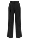 Black Loose Pleated Pants 1