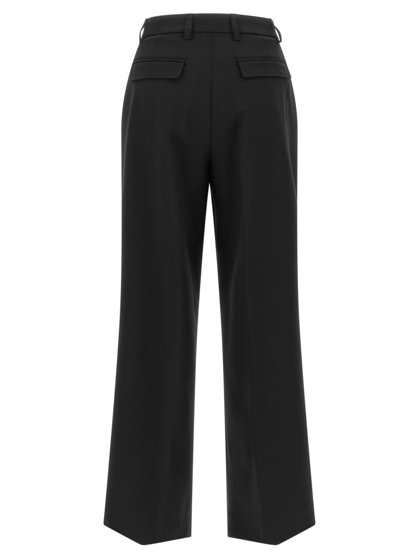 Black Loose Pleated Pants 2