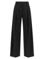 Black Loose Pleated Pants 1