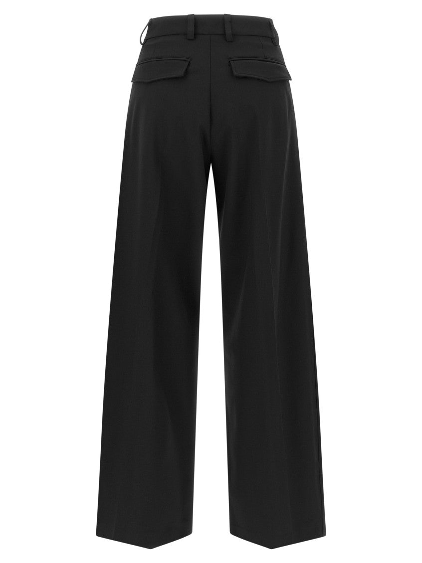 Black Loose Pleated Pants 2
