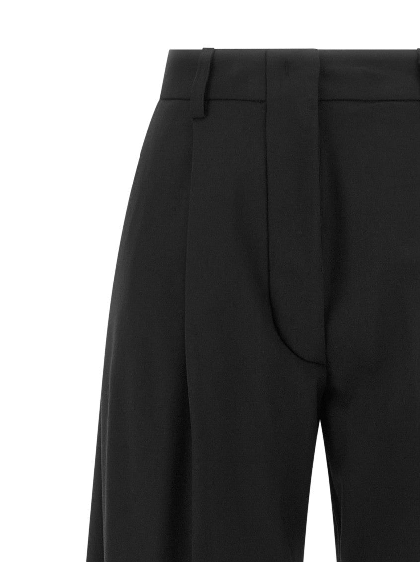 Black Loose Pleated Pants 3