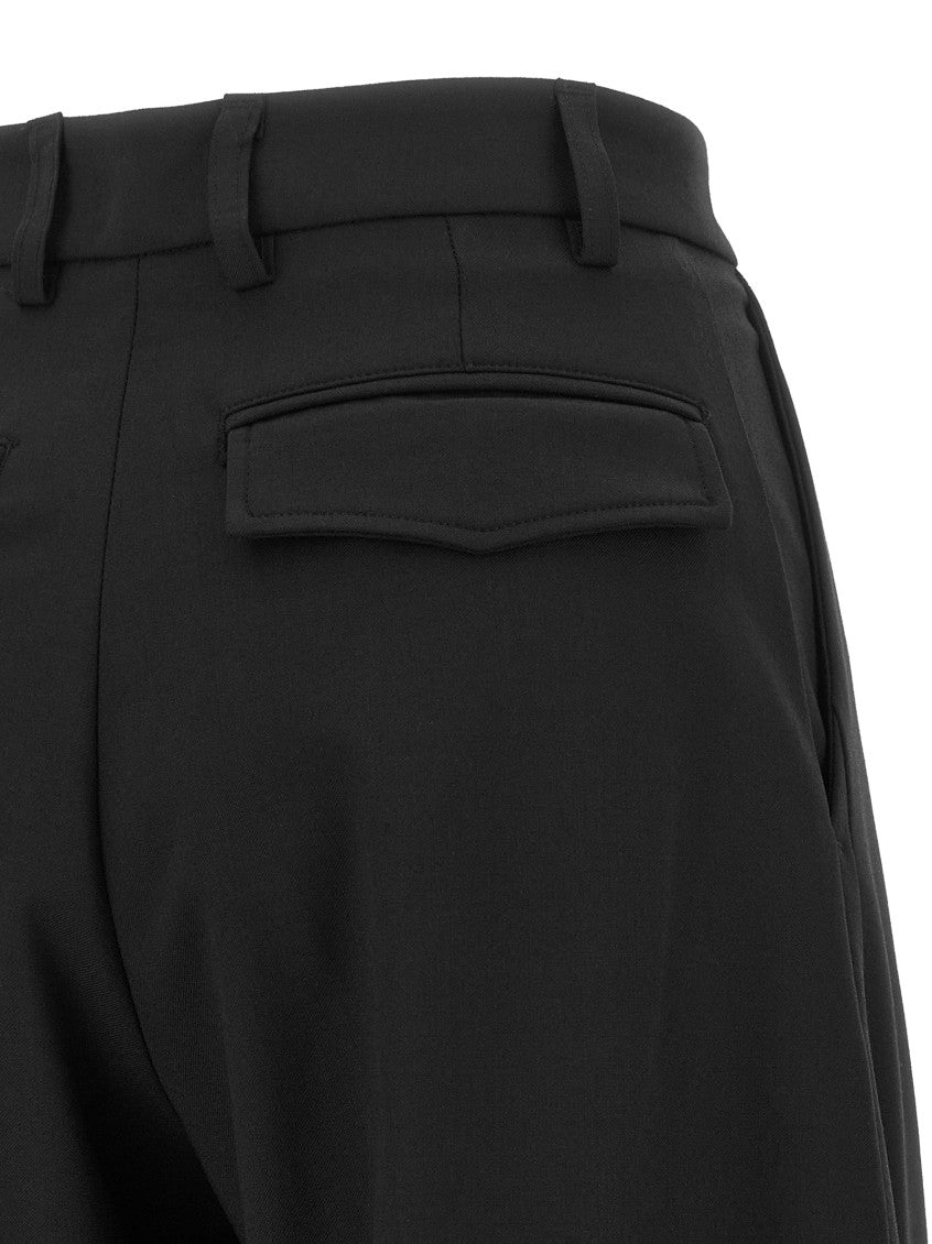 Black Loose Pleated Pants 4