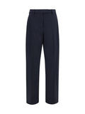 Dark Blue Straight Pants 1