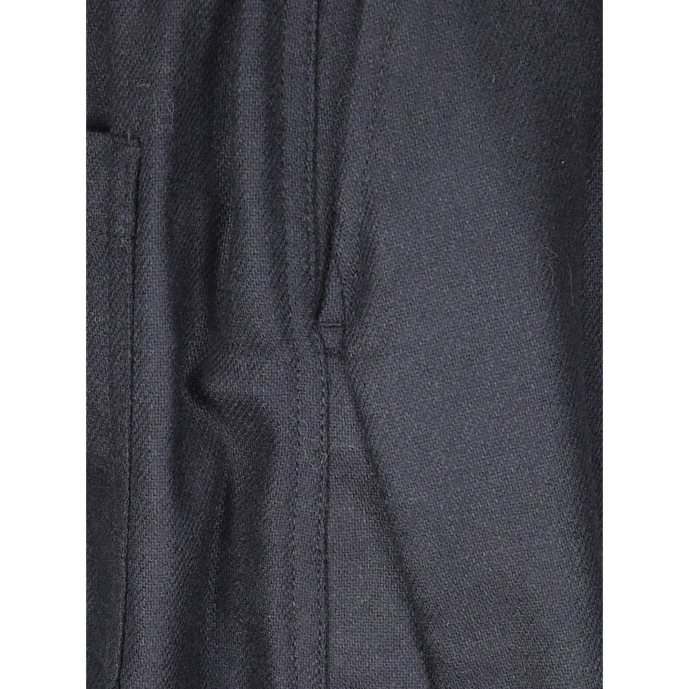 Black Tapered Elasticated Pants 3