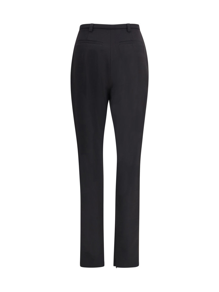 Black Skinny Flat Front Pants 2