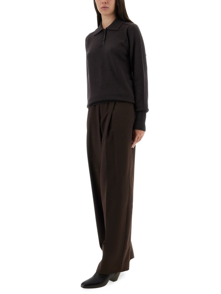 Brown Tailored Pleated Pant 3