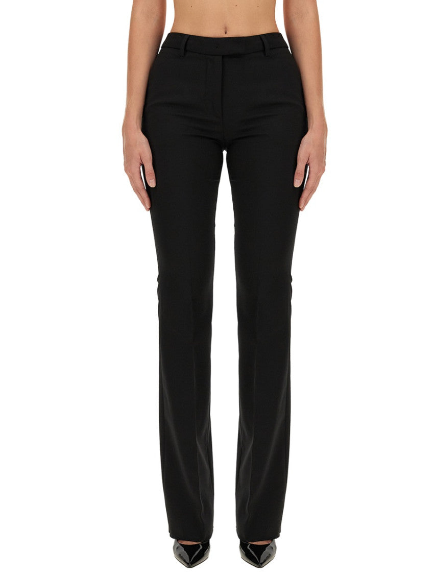 Black Skinny Flat Front Pant 1