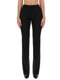 Black Skinny Flat Front Pant 1