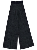 Black Loose Elasticated Pants 1