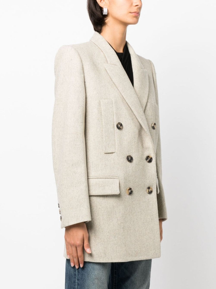 Grey Double Breasted Blazer 6