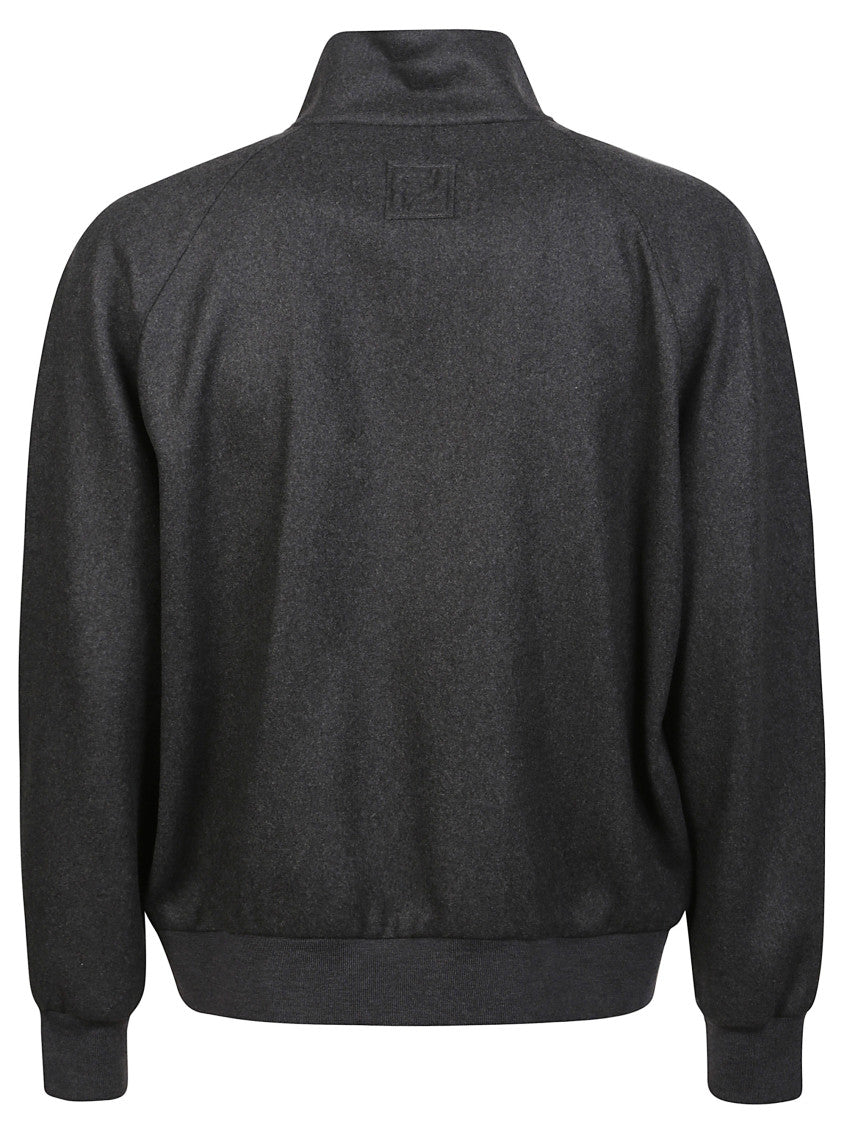Grey  Logo Patch Jacket 2