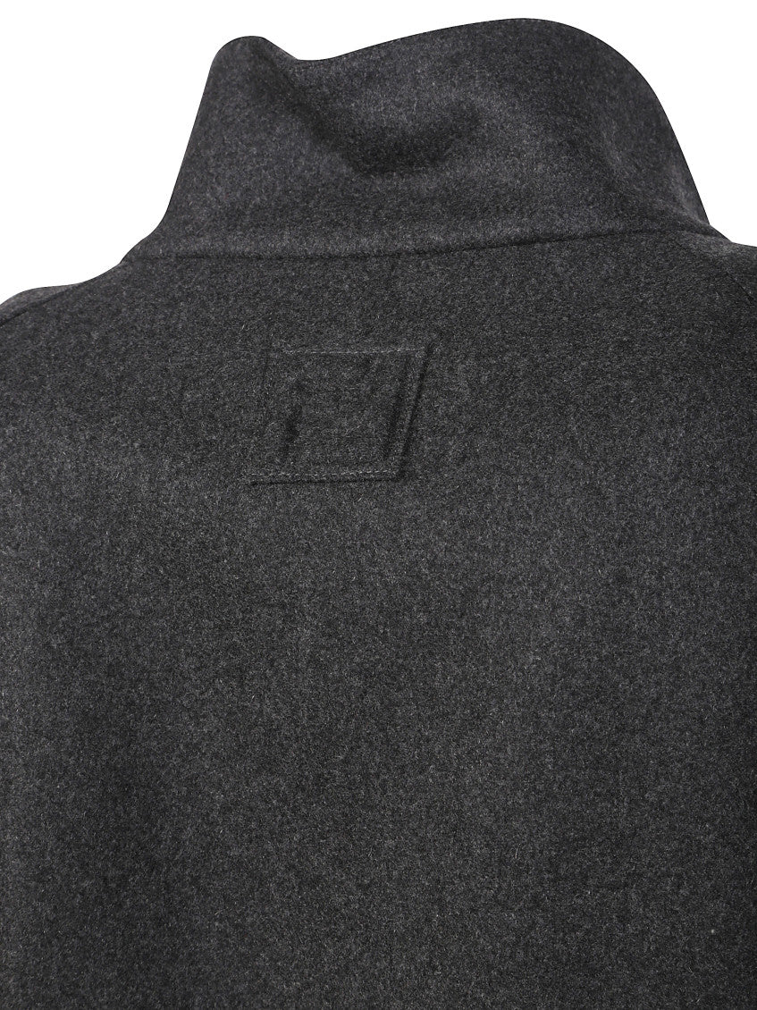 Grey  Logo Patch Jacket 3