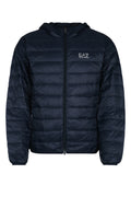 Dark Blue Logo Print jacket 1