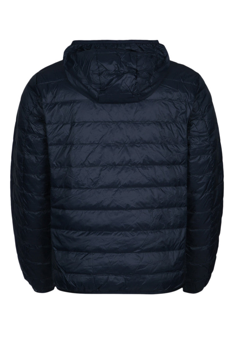 Dark Blue Logo Print jacket 2