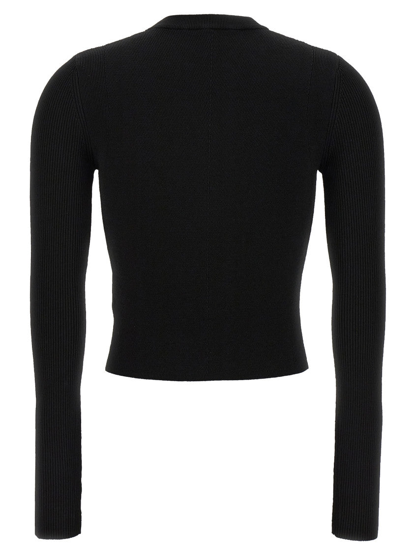 Black Embroidered Logo T-Shirt 2