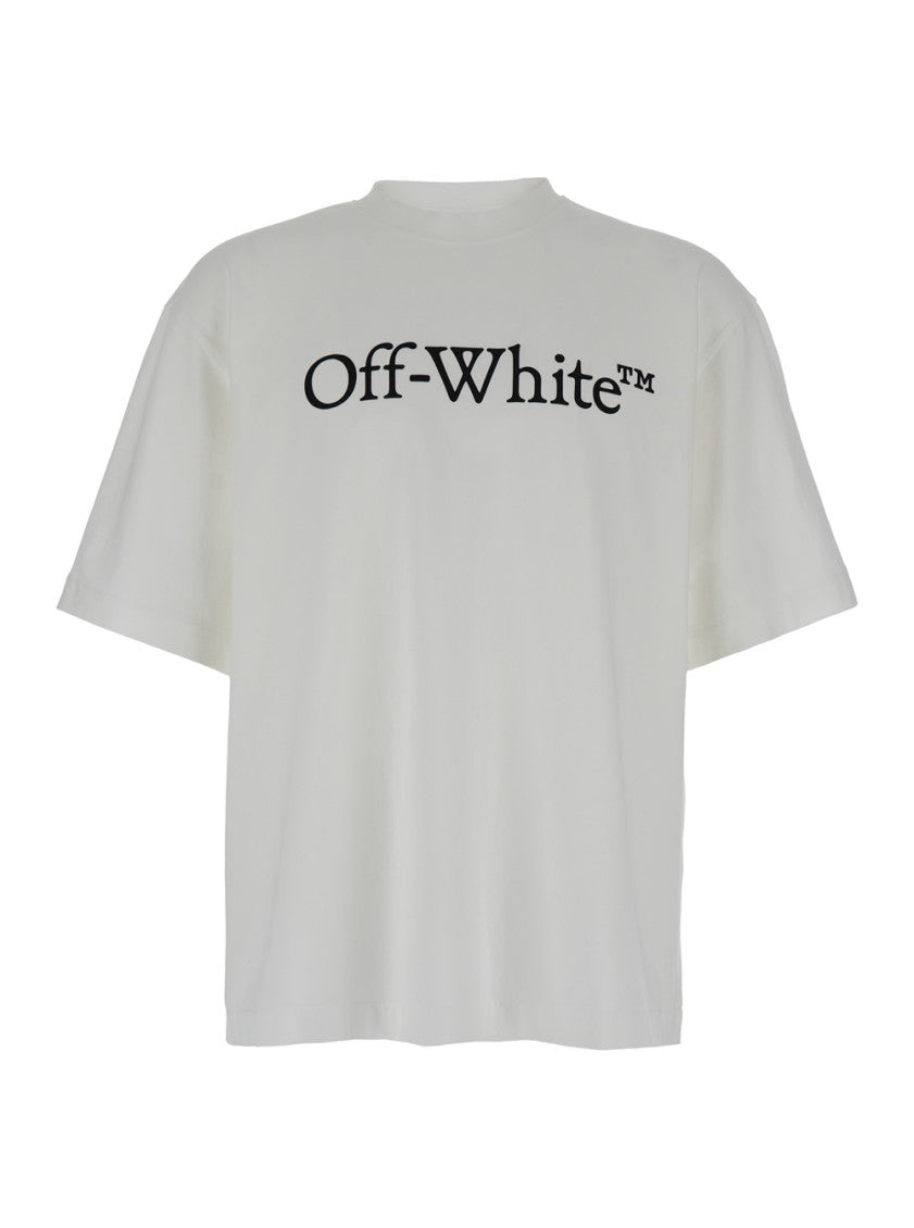 White Logo print T-Shirt 1