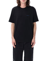 Black Embroidered Logo T-Shirt 1