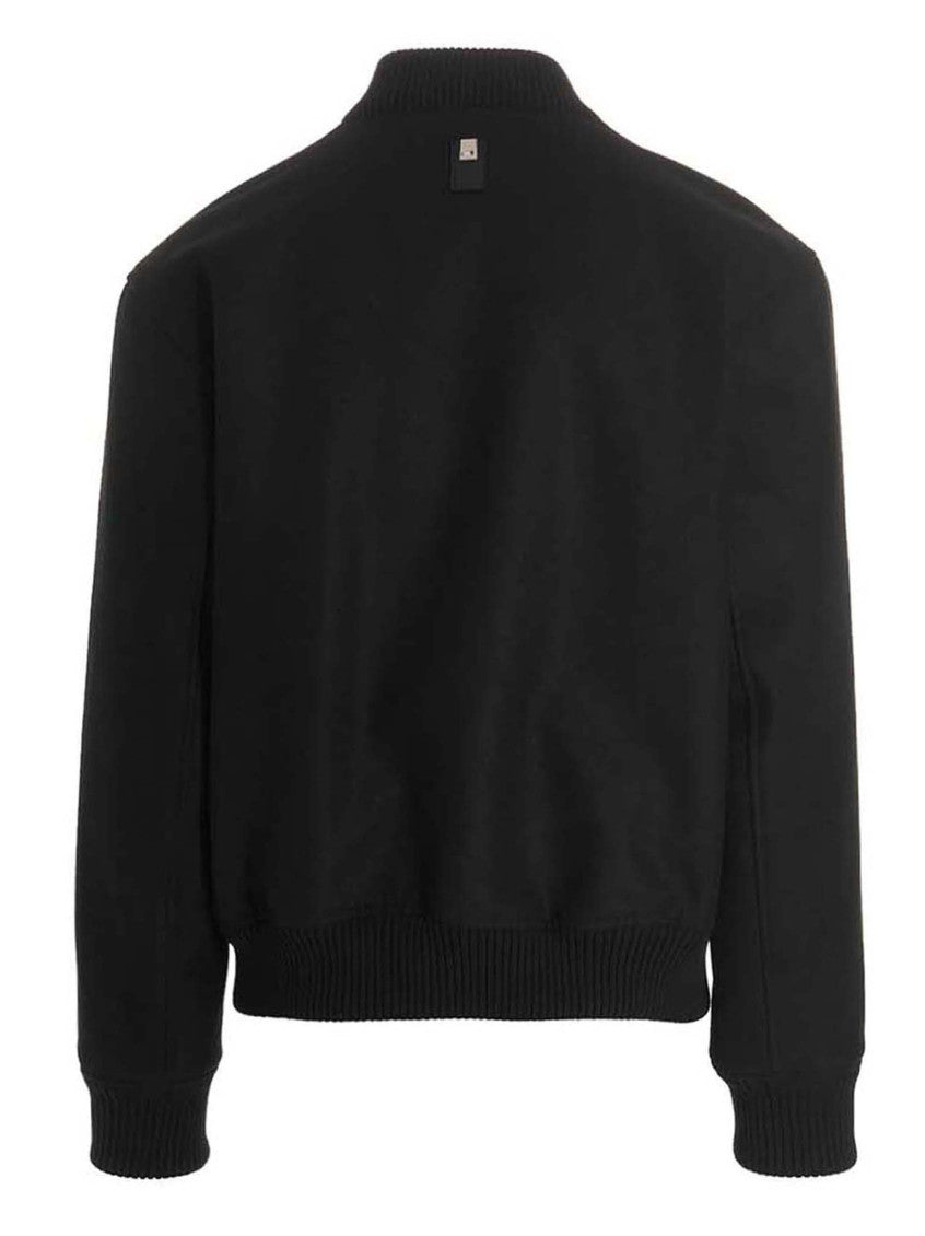 Black Graphic Logo Jacket 2