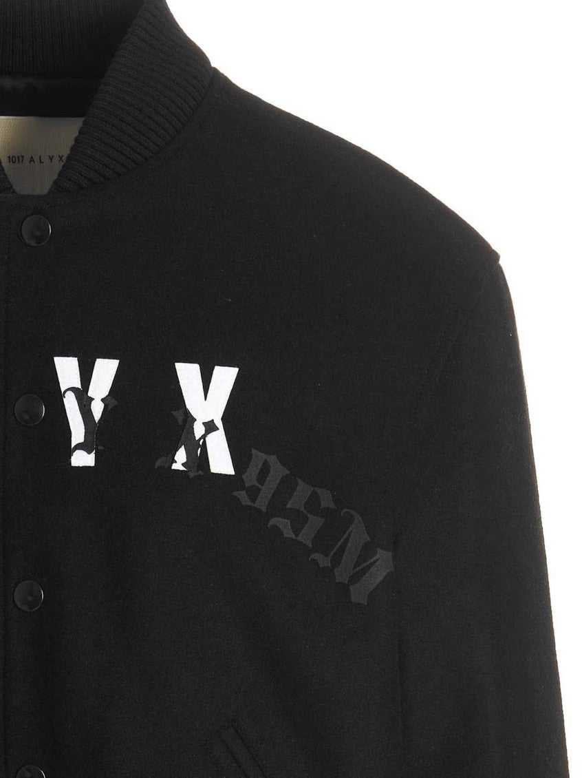Black Graphic Logo Jacket 3