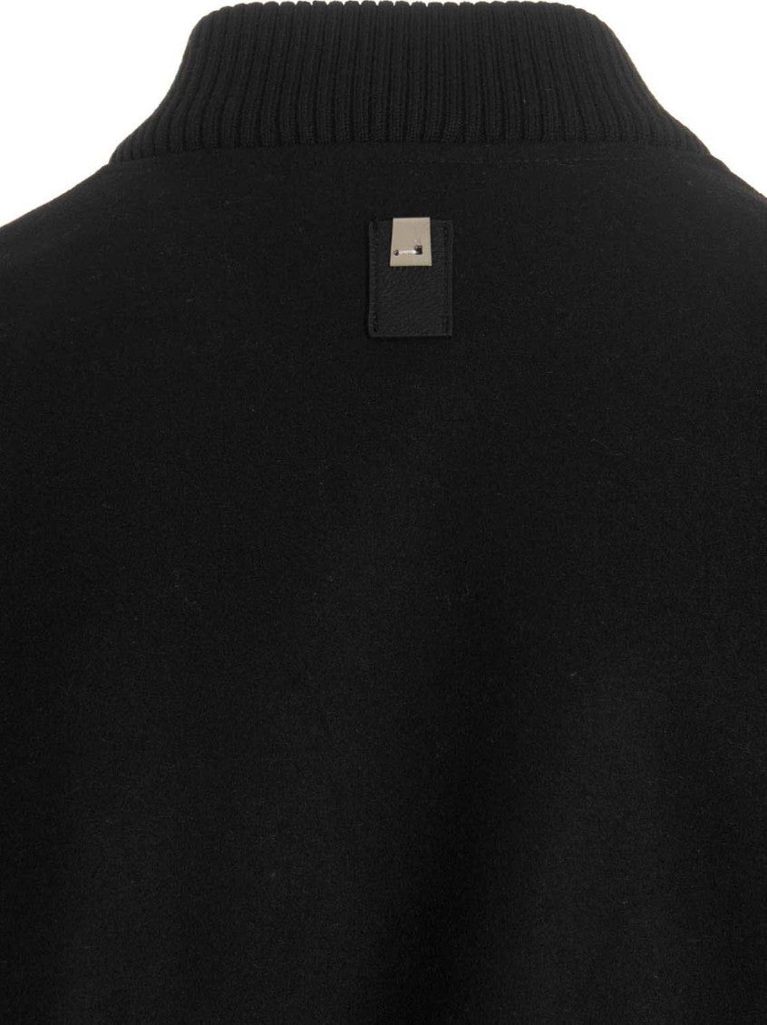 Black Graphic Logo Jacket 4
