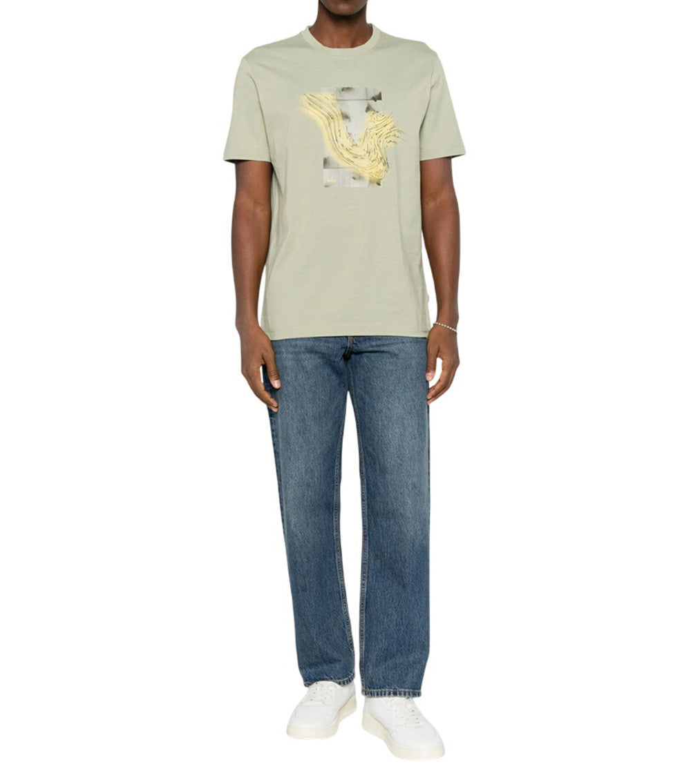Light Green Graphic T-Shirt 3