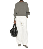 Grey Crew Neck Sweater 1