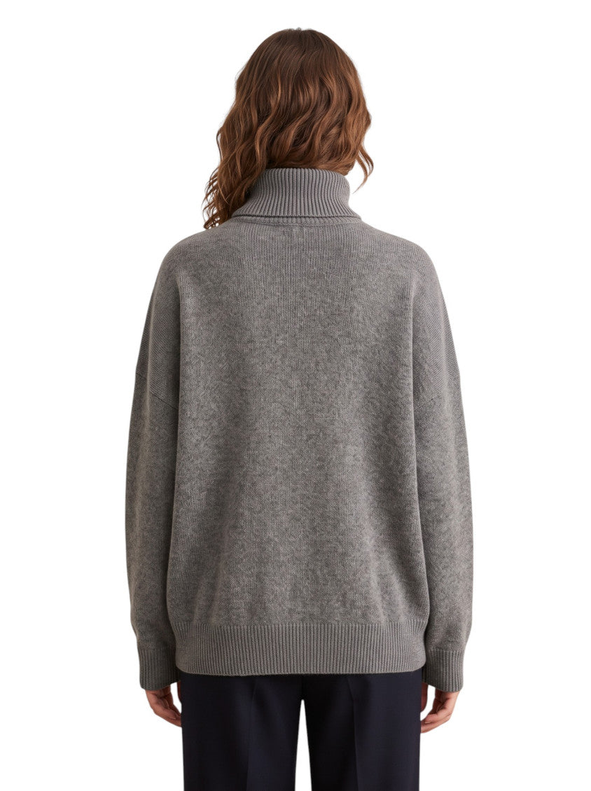Grey Turtle Neck Sweater 2