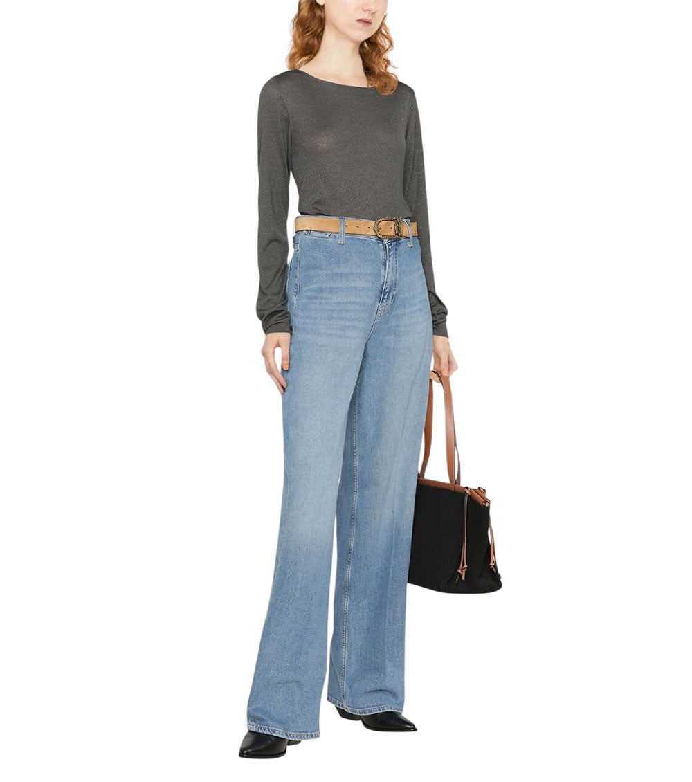Grey Boat Neck Sweater 2
