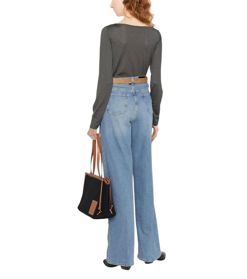 Grey Boat Neck Sweater 3