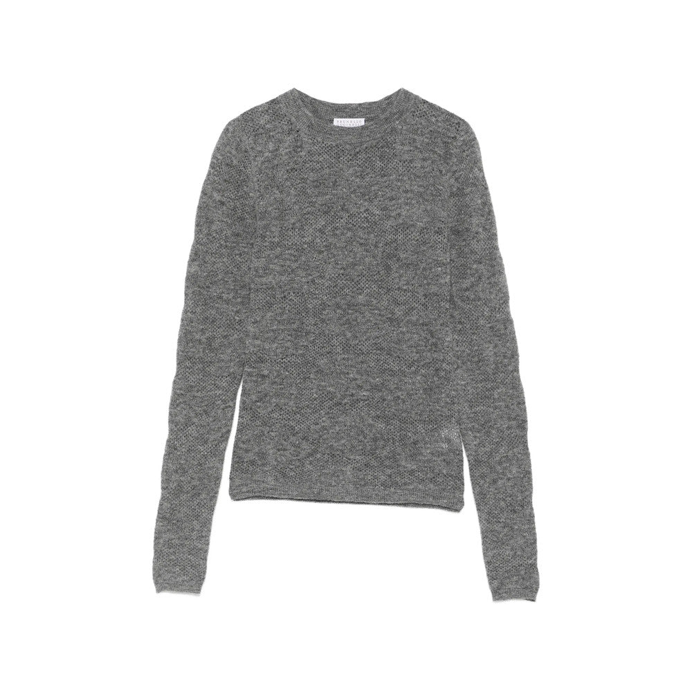 Grey Crew Neck Sweater 1