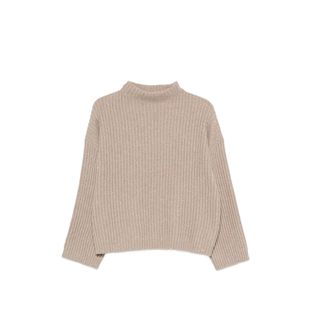 Beige Knitted Sweater 3