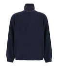 Blue Mock Collar Sweater 1