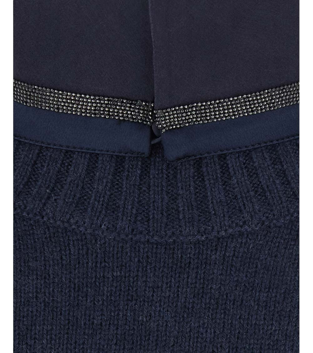 Blue Mock Collar Sweater 5