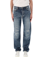 Blue Mid Rise Jeans 1
