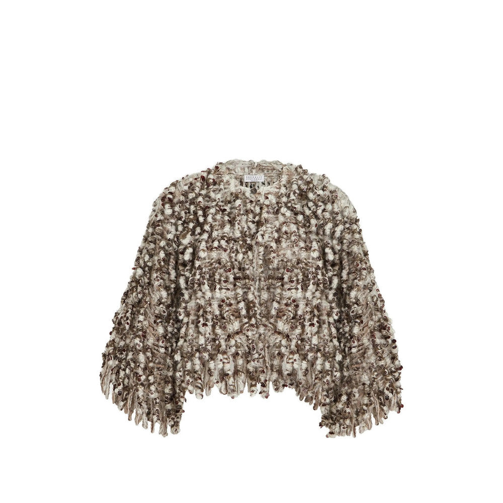 Brown Textured Sweater 1
