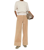 Beige Crew Neck Sweater 1