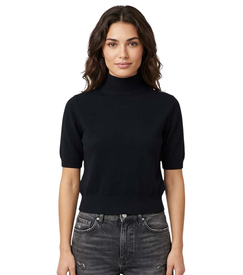Black Turtle Neck Sweater 1