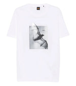 White Graphic Print T-Shirt 1